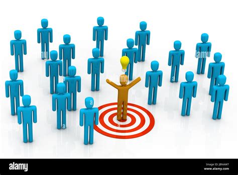 Different Team leader target Stock Photo - Alamy