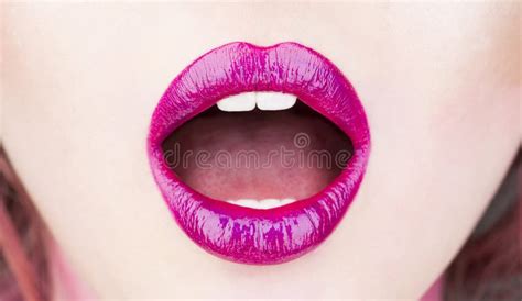 lips lip care and beauty sensual open mouth beauty sensual lips lipstick or lipgloss stock
