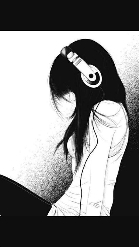 Escuchar música triste cuando estamos decaídos, pero incluso cuando no lo estamos, conduce a un sentimiento de placer en muchas personas. Musica Triste Dibujo / Headphones, music is an outburst of ...