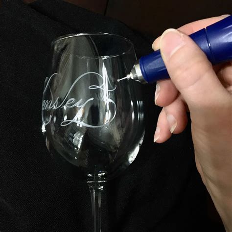 Hand Engraved Wine Glasses