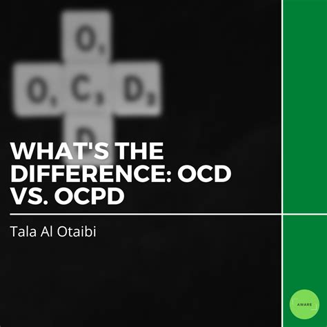 What Is The Difference Ocd Versus Ocpd Aware