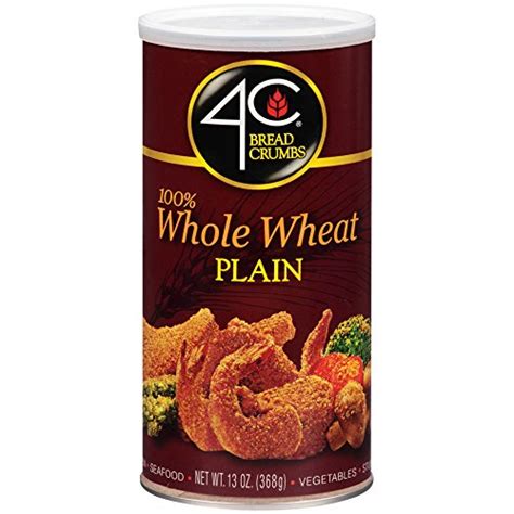Whole Wheat Bread Crumbs 13oz Plain By 4c Buy Online