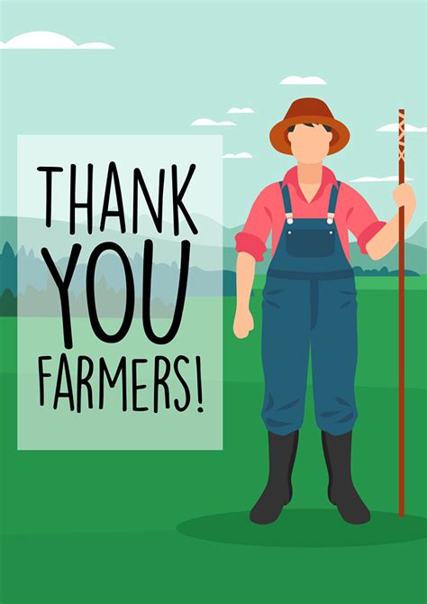 thank you farmers all free thank you notes