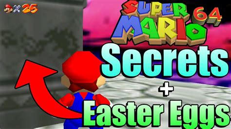 Super Mario Easter Eggs And Secrets Youtube