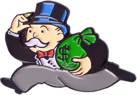 Monopoly Man Holding Money