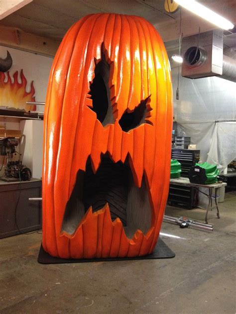 13 Tall Jack O Lantern Prop For Misfits Concert Halloween Pumpkins