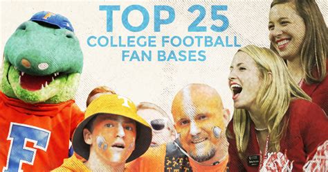 The Top 25 Fan Bases In College Football