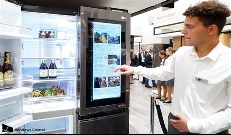 Lg Smart Fridge Features Voice Control Remote Viewing Capabilities