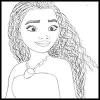 Choose any of 4 images and try to draw it. How to Draw Disney's Moana Cartoon Characters : Drawing Tutorials & Drawing & How to Draw Disney ...