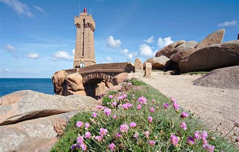 Ploumanach And The Pink Granite Coast In Brittany