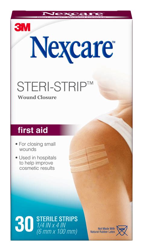 Nexcare Steri Strip Skin Closure Hypoallergenic 14 X 4 30 Count