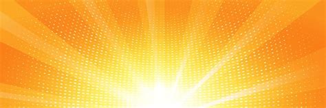 Premium Vector Sunburst Background Orange With Yellow Sun Rays