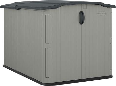 Suncast Glidetop Horizontal Outdoor Storage Shed With Pad