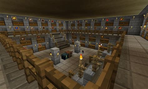Minecraft Redditor Showcases An Impressive Underwater Storage Room On