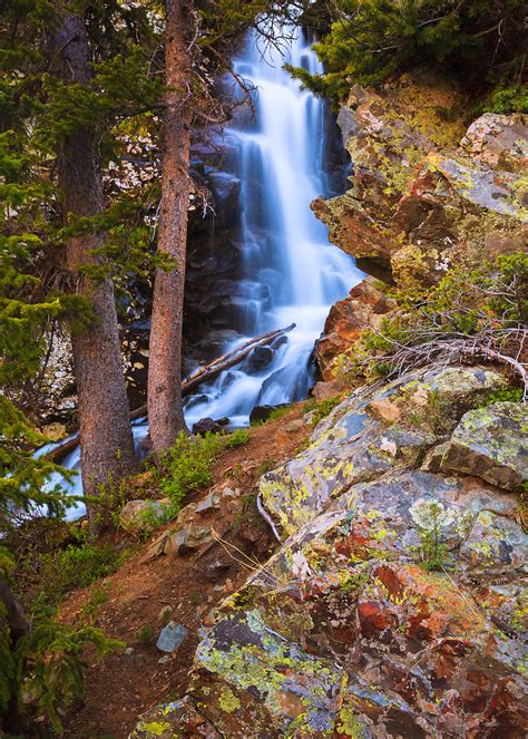 Waterfall In The Wheeler Peak Wilderness Adam Schallau Photography