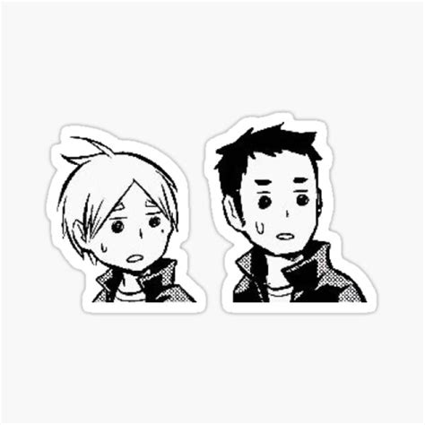 Suga Daichi Sticker By Animestickerss Redbubble