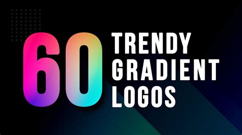 60 Trendy Gradient Color Logos Cool Gradient Logo Design Adobe