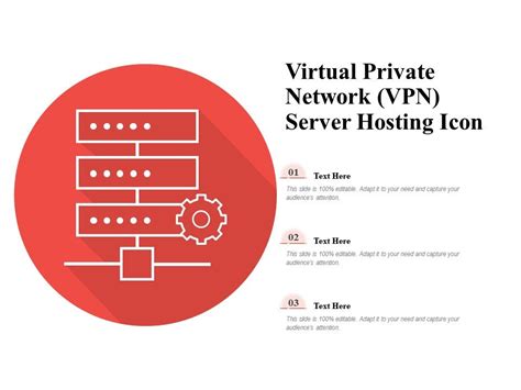 Virtual Private Network Vpn Server Hosting Icon Powerpoint Slides