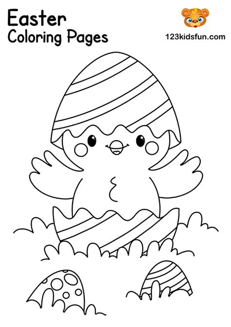 Easter Coloring Pages For Babies