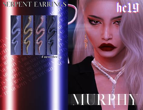 Serpent Earrings Murphy X Bradford X Noctis