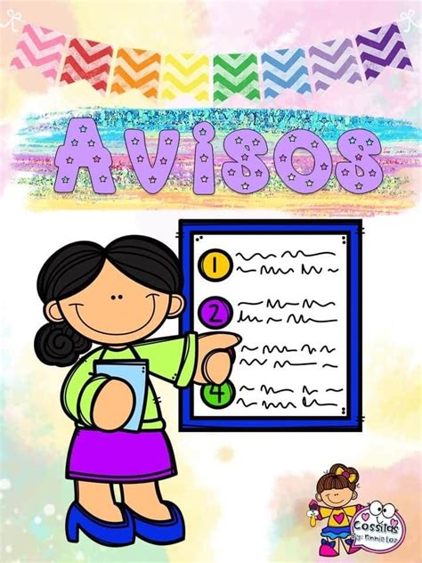 Pin De Maestra Anita 🍎 En Portadas Escolares Dibujos Para Preescolar
