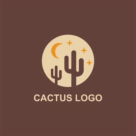 Premium Vector Simple Cactus Logo Design Vector