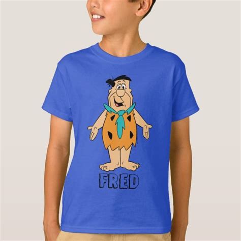 The Flintstones Fred Flintstone T Shirt Zazzle Fred Flintstone