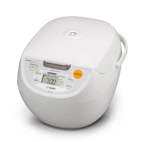 Tiger Micom 10 Cup White Rice Cooker With Tacook Cooking Plate JBV S18U