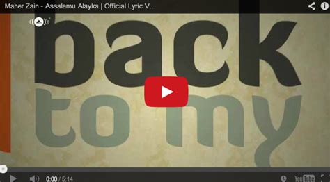 Alayka ya habibi ya nabiyya allah, ya rasool allah like subscribe for more video lyrics #. Assalamu Alayka | Official Lyric Video-Maher Zain | Like ...
