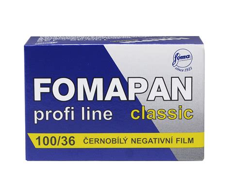 Fomapan 100 Classic 35mm 36 Exposures Black And White Films Film