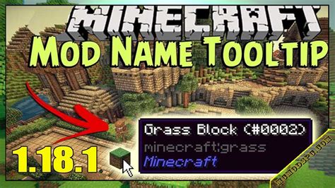 Mod Name Tooltip Mod 1181 And How To Download And Install For Minecraft
