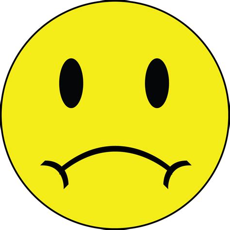 Frowning Smiley Face Clipart Best