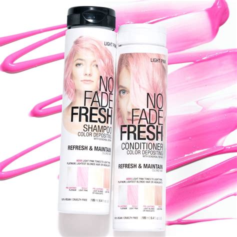 Light Pink Shampoo For Pastel Light Pink Tone No Fade Fresh