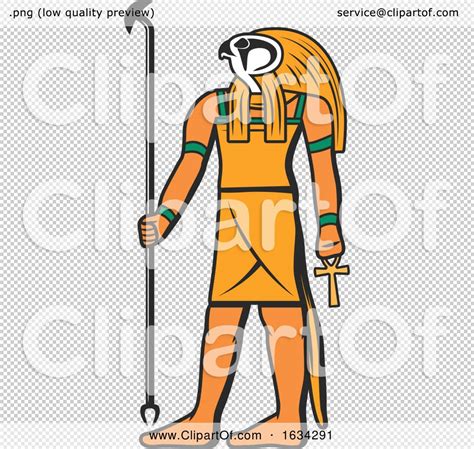 Egyptian God Horus By Vector Tradition Sm 1634291