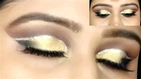 Gold Double Cut Crease Tutorial Youtube