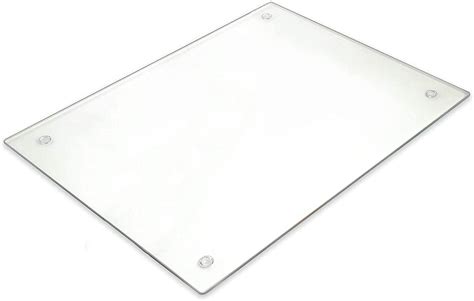 Tempered Glass Cutting Board Long Lasting Clear Glass Scratch Resistant He Ebay