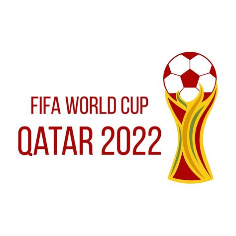 2022 Fifa World Cup In Qatar Football Match Logo 12251870 Vector Art