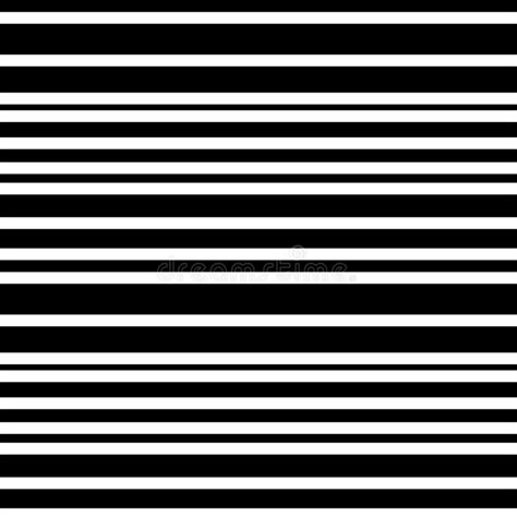 Black And White Horizontal Stripes Abstract Background Stock
