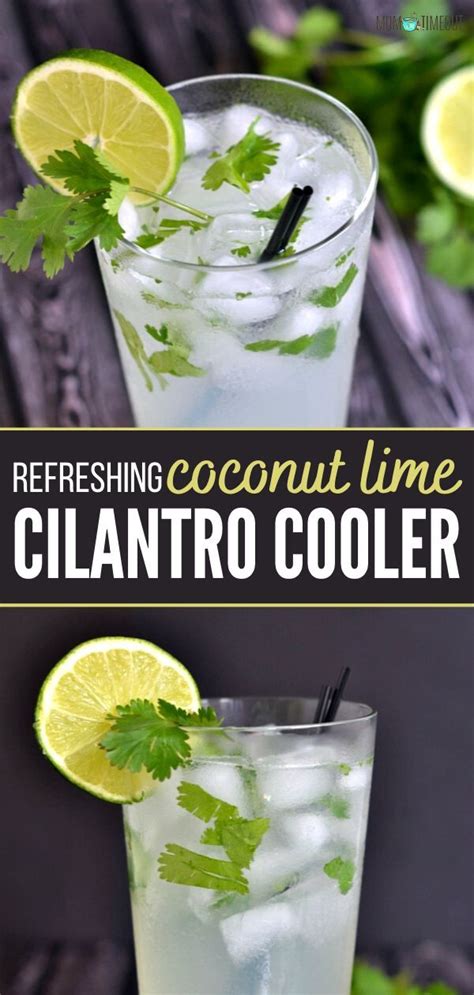 Low calorie cocktails with vodka. Coconut Lime Cilantro Cooler in 2020 | Low calorie drink ...