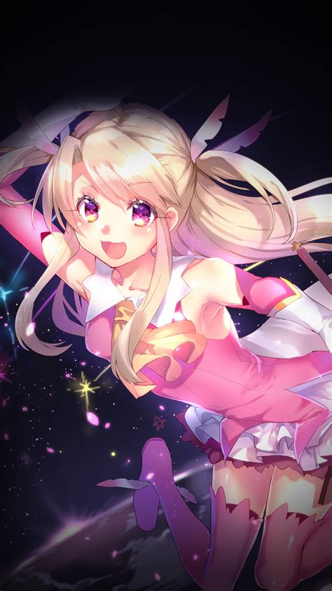 Prisma Illya Girl Anime Space Art Illustration Android