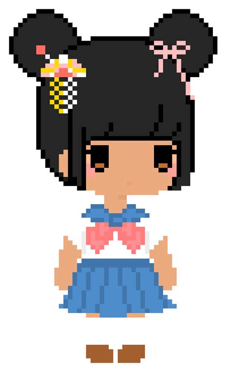 Japanese Girl Pixel Art Maker