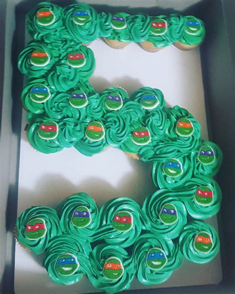 Teenage Mutant Ninja Turtles 5th Birthday Pull Apart Cake Vanilla And