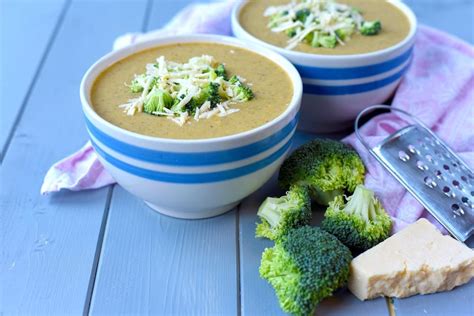 Creamy Broccoli Soup Hungry Healthy Happy