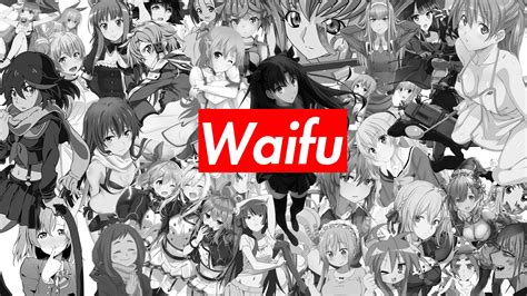 Anime Characters With The Word Wafiu In Front Of Them And An Image Of