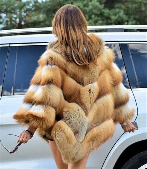 luxury genuine women full pelt real vulpe red fox fur coat cape poncho overcoat ebay