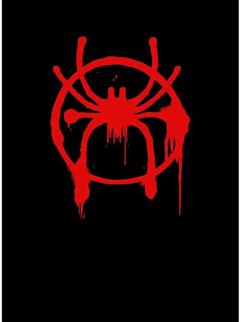 Miles Morales Into The Spider Verse Logo Poster For Sale By