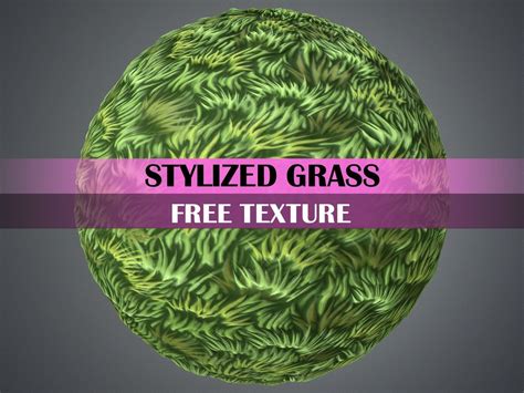 Stylized Grass Texture Free Vr Ar Low Poly Texture Cgtrader