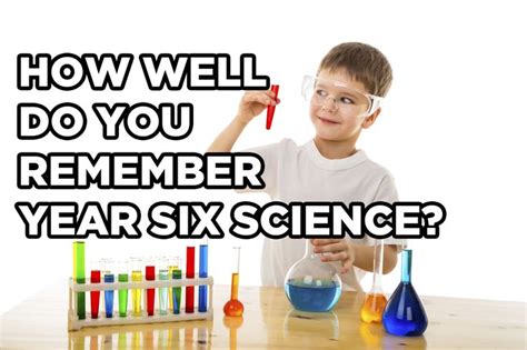 How Well Do You Remember Primary School Science