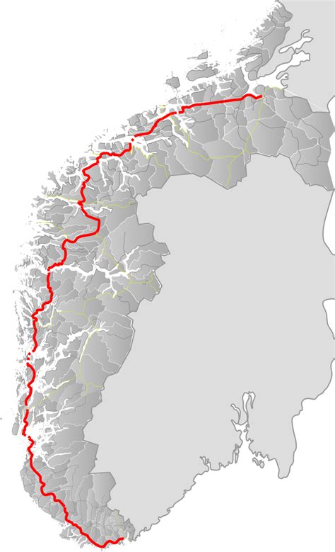Map Norway Coastline Share Map