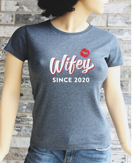Wifey T Shirt Wife Shirt Just Married Wife T Bride Etsy